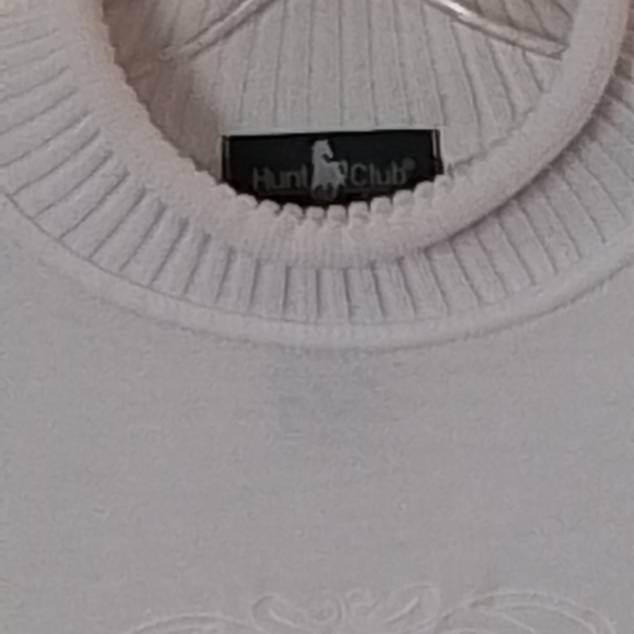 WOMENS HUNT CLUB WHITE EMBROIDERED - Picture 3 of 10